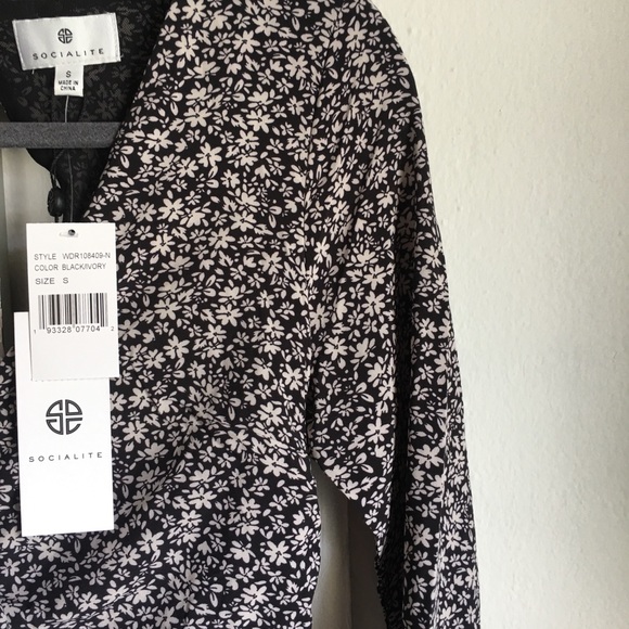 NWT➡️ Socialite Floral print Ruffle Minidress - Picture 9 of 10